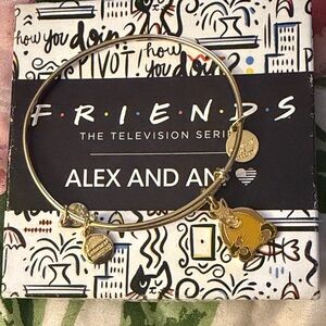 Alex and Ani Gold Friends Charm Bangle